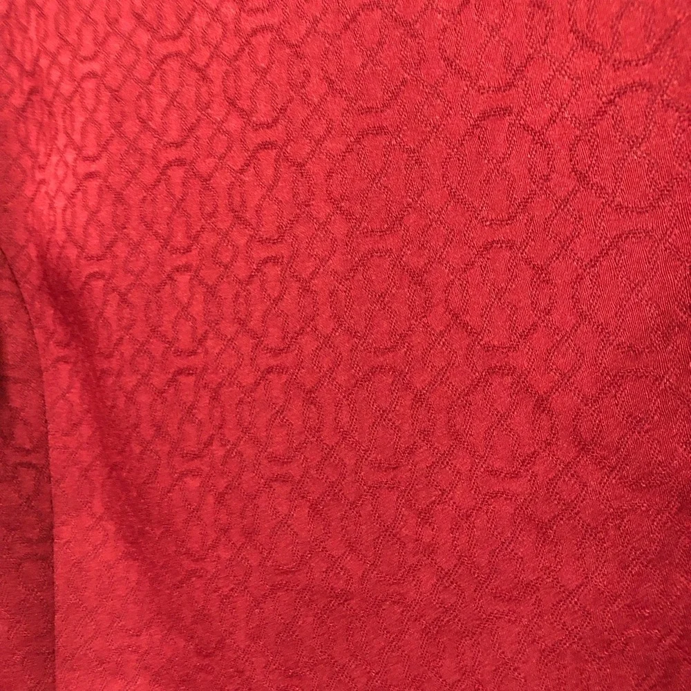 Vintage KASPER Elegant Burgundy Dress - Picture 4 of 13
